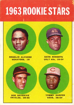 1963 Topps Baseball Cards      157     Diego Segui RC